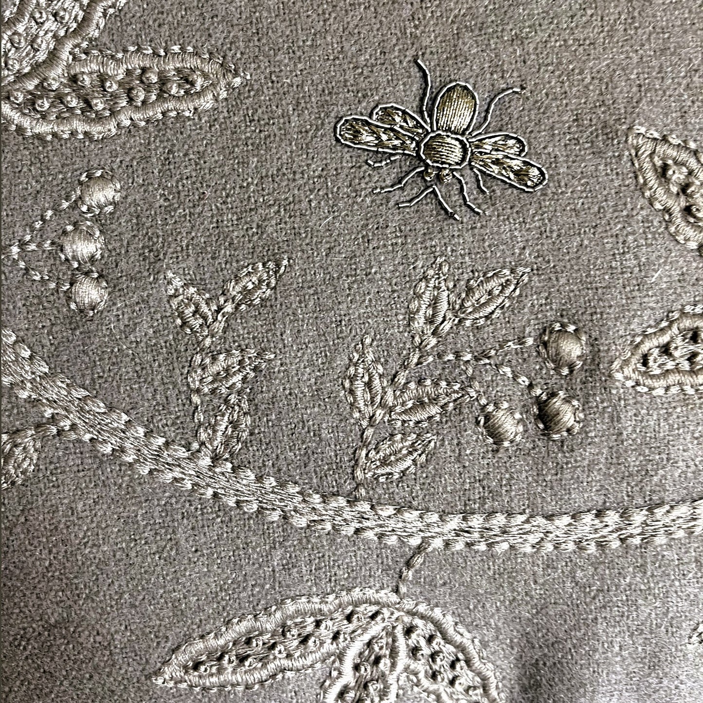 Cushion - Savannah Circle in Cashmere and Wool