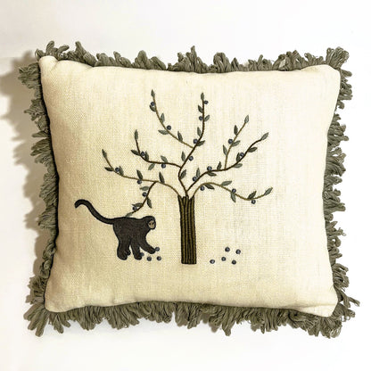 Cushion - Monkeys in Figtree