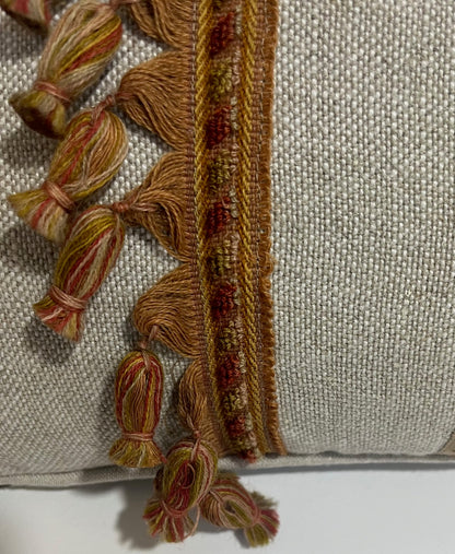 Cushion  Baker & Gray embroidered ribbon